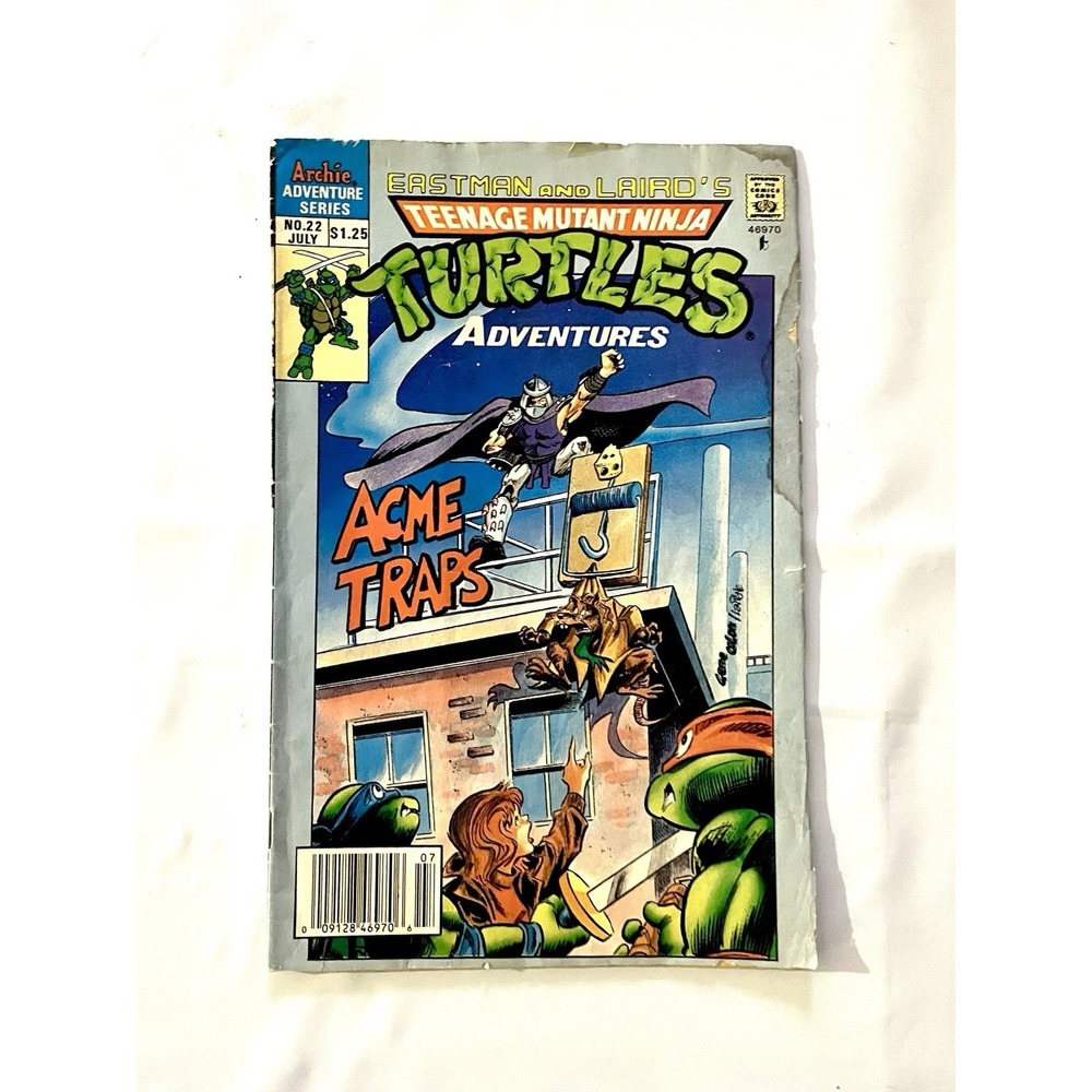 Archie Comics  Teenage Mutant Ninja Turtles Adventures #22 July 1991 TMNT B&B